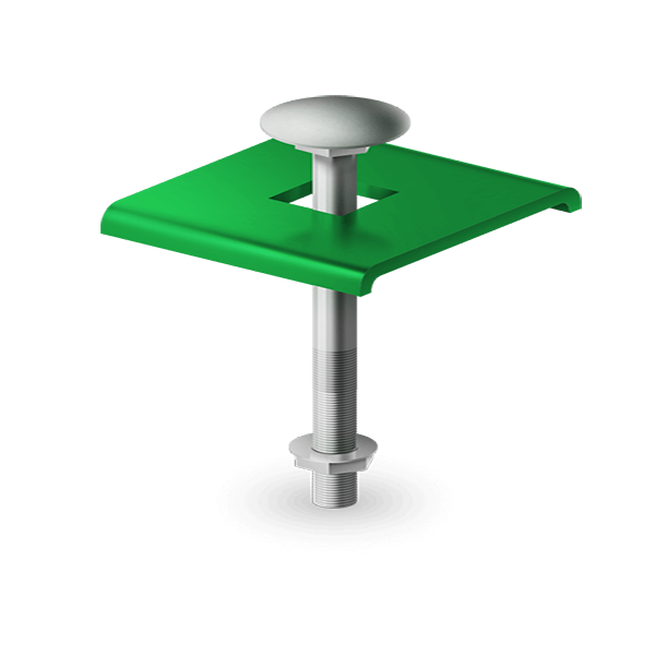 Крепеж скоба цинк+Ral