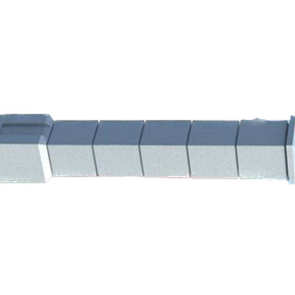 Бетонный столб кубик